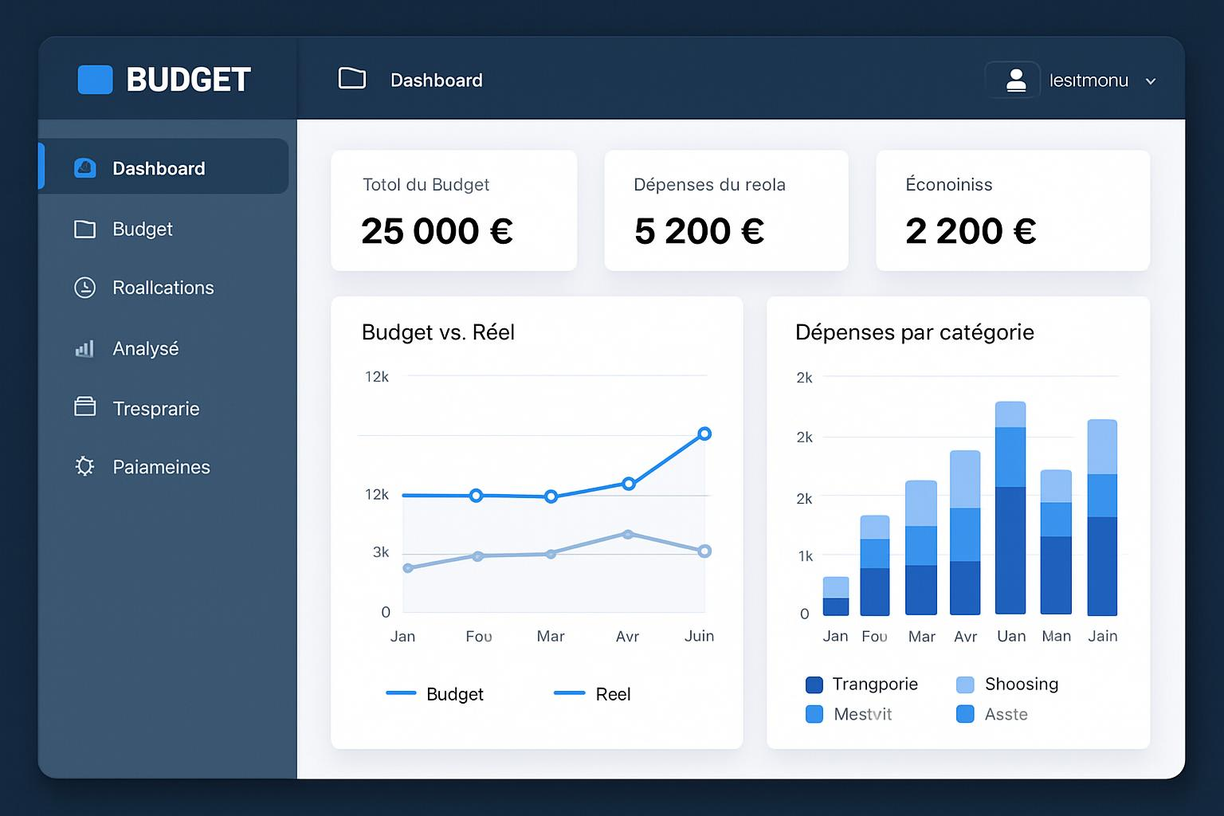 Dashboard Financier